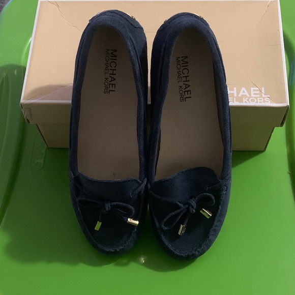 Michael Kors Women's Dark Moccasins - Picture 3 of 4